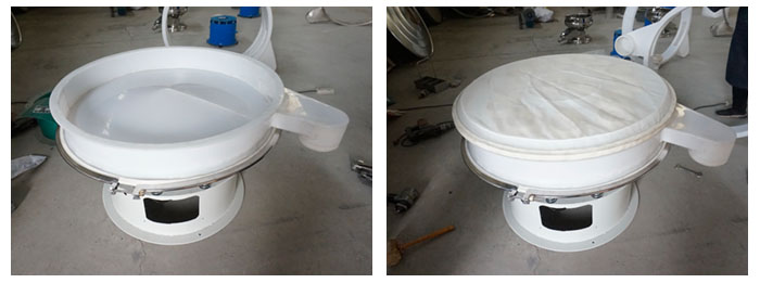 準(zhǔn)備底座安裝底框,將篩網(wǎng)放在底框上