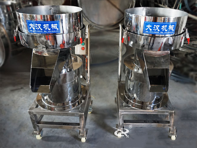 450型過濾篩機(jī)實(shí)拍:單層過濾篩過濾,多用于液體物料的使用。